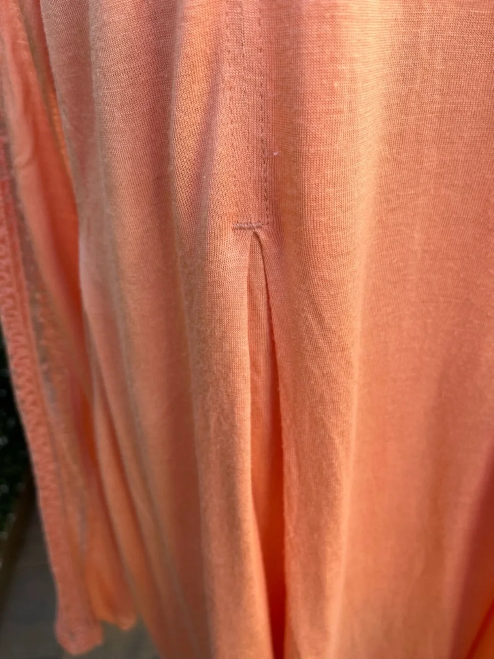 Retro Free People Peach Embroidered Boho Tunic Top 100% rayon